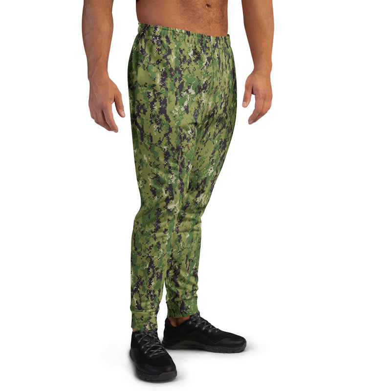 Digital Vertical Tropical Canopy CAMO Mens Joggers - Men