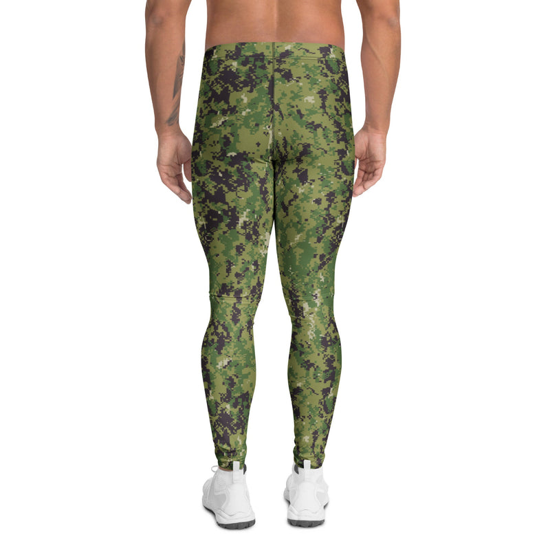 Digital Vertical Tropical Canopy CAMO Mens Leggings - Men