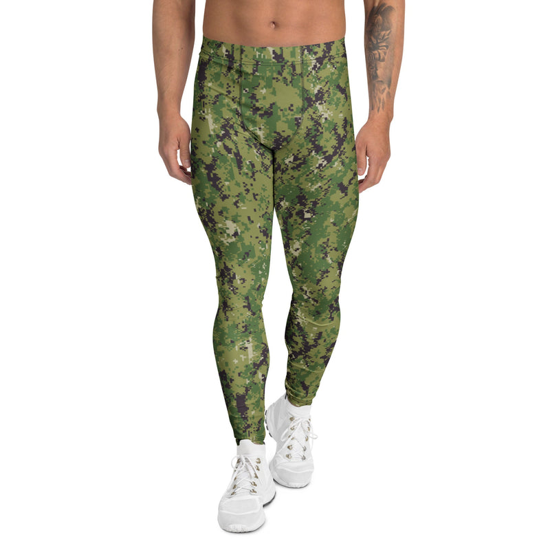 Digital Vertical Tropical Canopy CAMO Mens Leggings - XS - Men