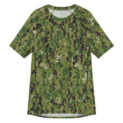 Digital Vertical Tropical Canopy CAMO Mens Short-Sleeve Rash Guard - 2XS - SS