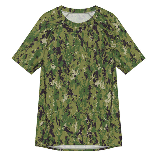 Digital Vertical Tropical Canopy CAMO Mens Short-Sleeve Rash Guard - 2XS - SS