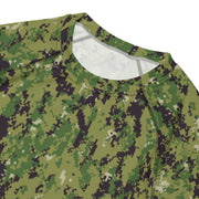 Digital Vertical Tropical Canopy CAMO Mens Short-Sleeve Rash Guard - SS