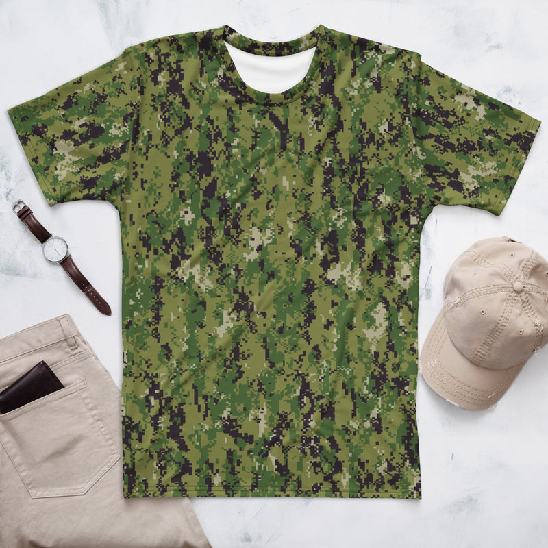 Digital Vertical Tropical Canopy CAMO Mens T-Shirt - XS - Shirt - Tee