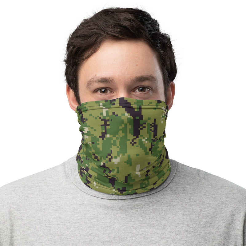 Digital Vertical Tropical Canopy CAMO Neck Gaiter