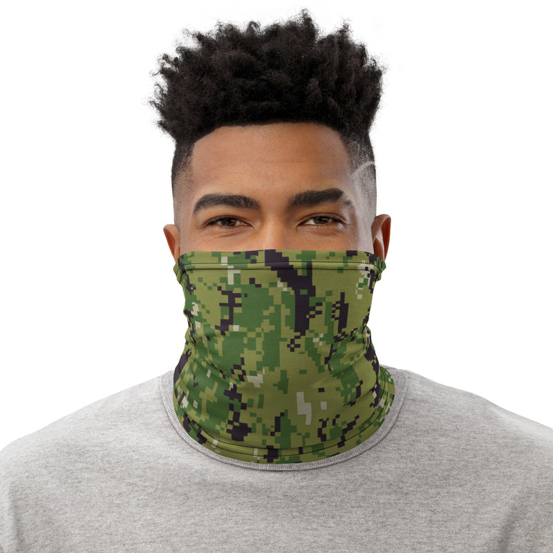 Digital Vertical Tropical Canopy CAMO Neck Gaiter