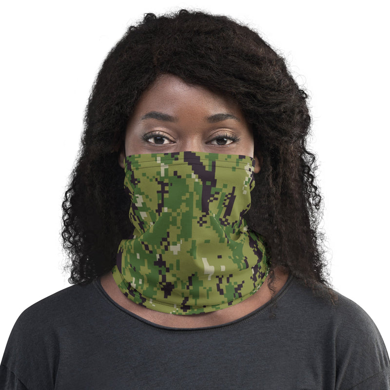 Digital Vertical Tropical Canopy CAMO Neck Gaiter