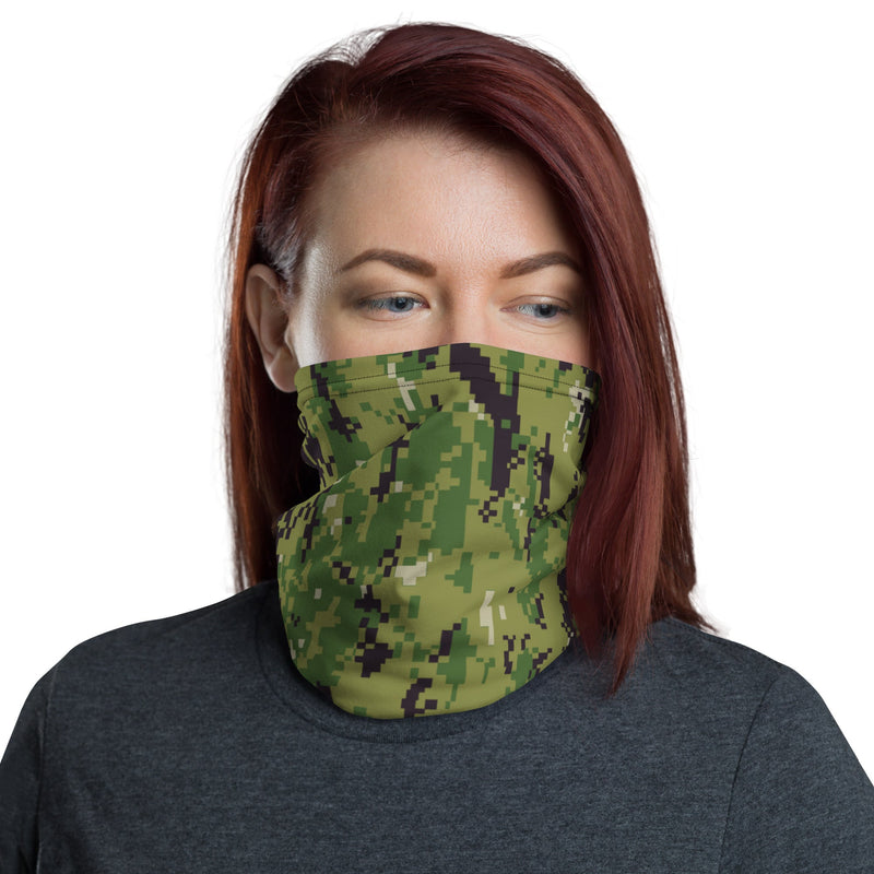 Digital Vertical Tropical Canopy CAMO Neck Gaiter