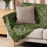 Digital Vertical Tropical Canopy CAMO Sherpa Blanket