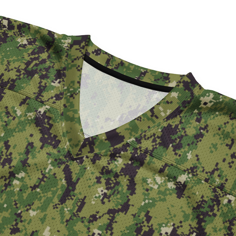 Digital Vertical Tropical Canopy CAMO Unisex American Football Jersey
