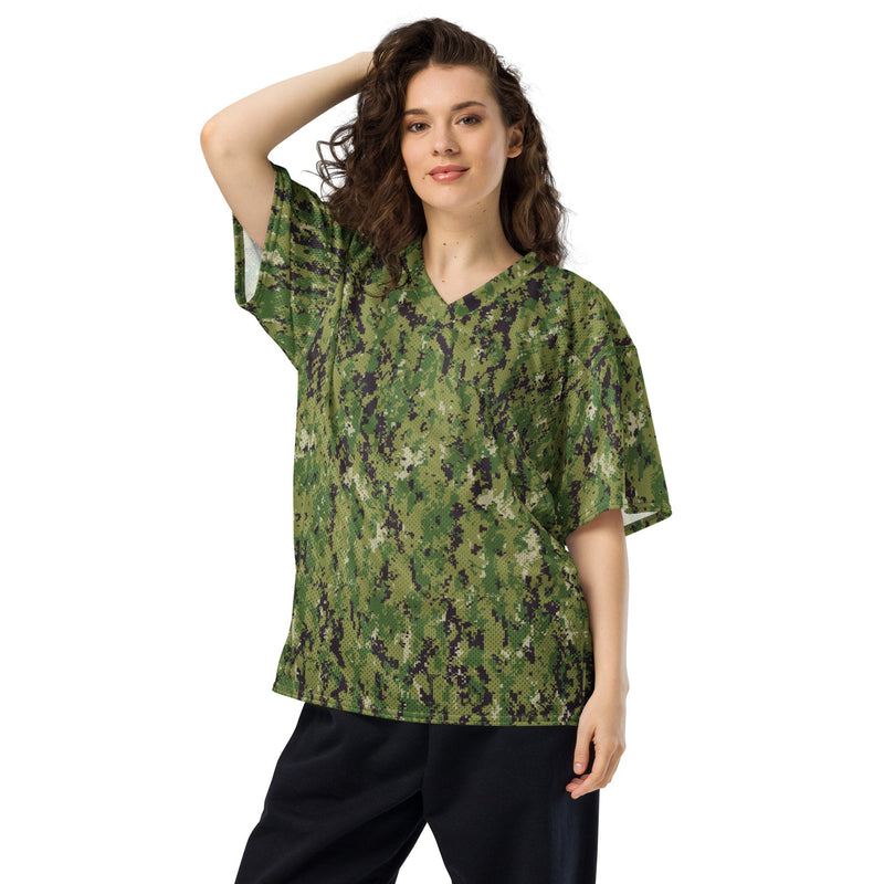Digital Vertical Tropical Canopy CAMO Unisex American Football Jersey
