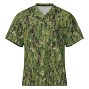 Digital Vertical Tropical Canopy CAMO Unisex American Football Jersey