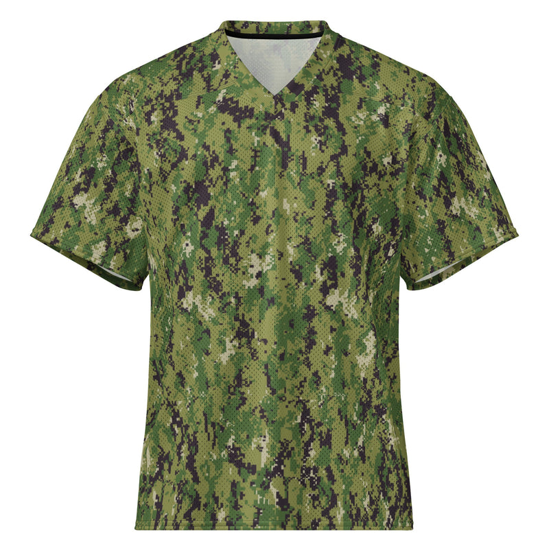 Digital Vertical Tropical Canopy CAMO Unisex American Football Jersey