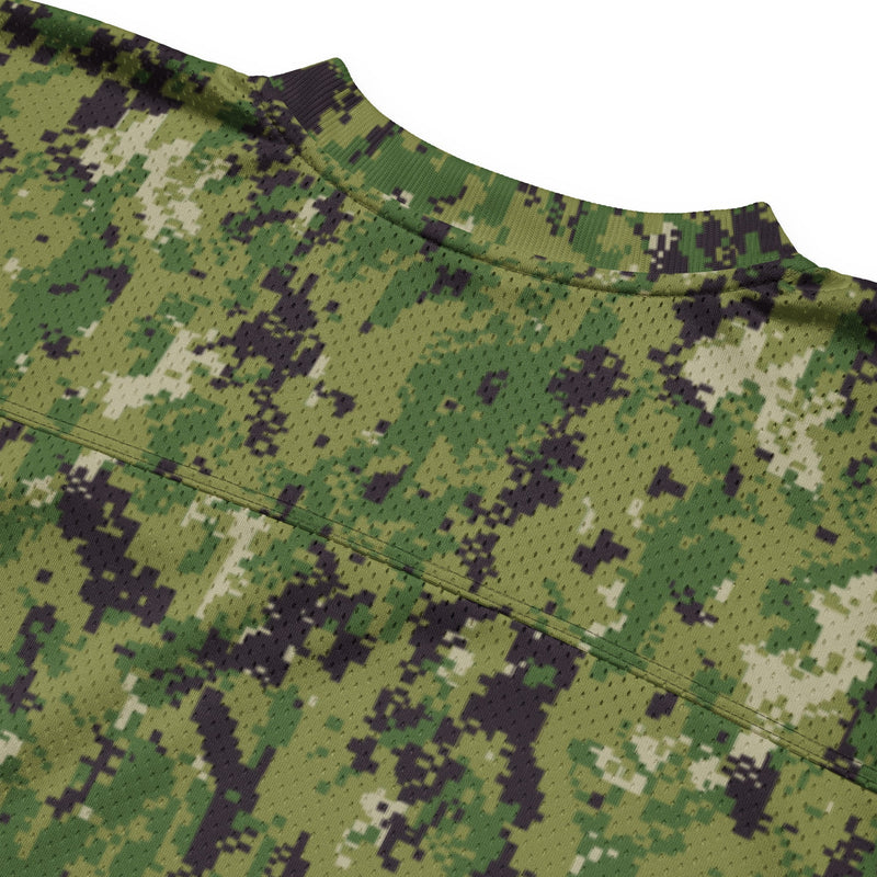 Digital Vertical Tropical Canopy CAMO Unisex American Football Jersey