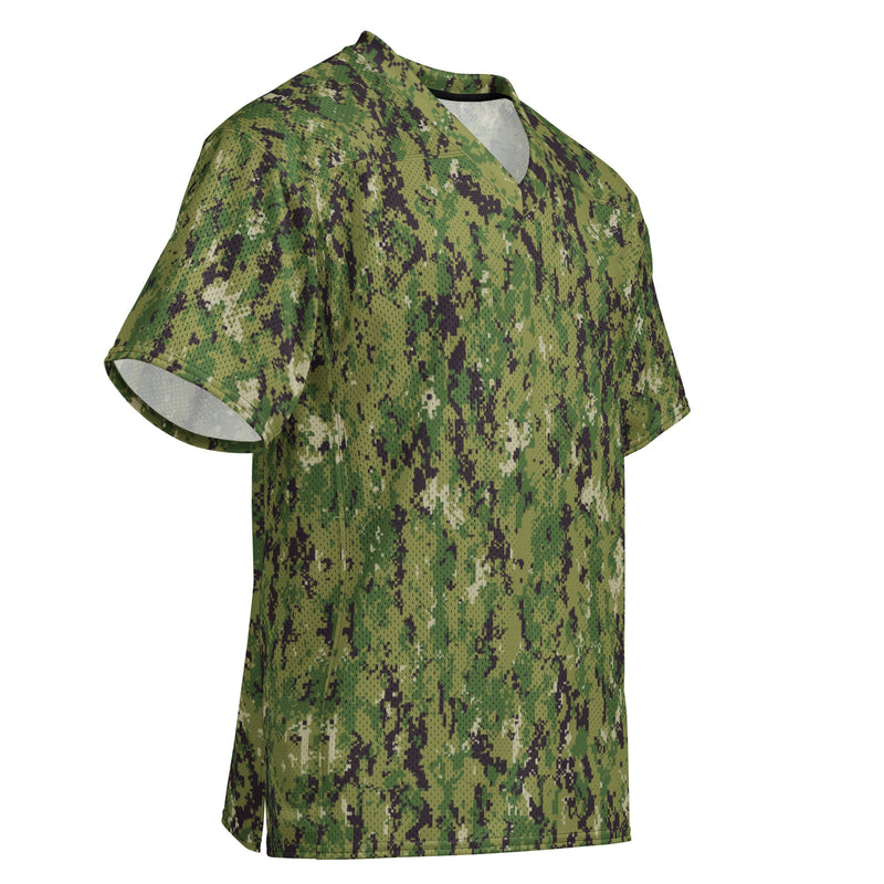 Digital Vertical Tropical Canopy CAMO Unisex American Football Jersey