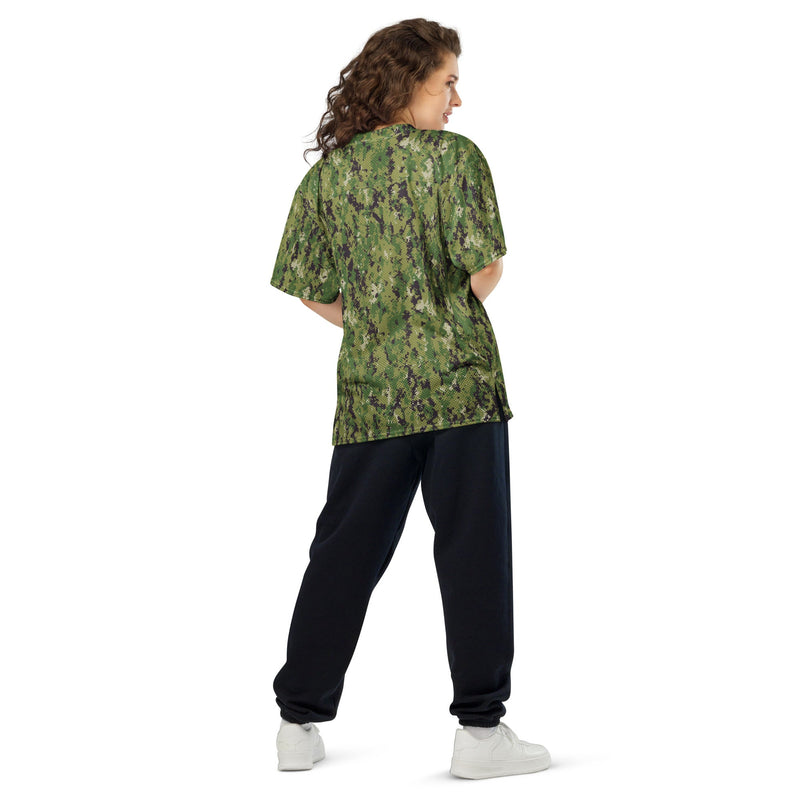 Digital Vertical Tropical Canopy CAMO Unisex American Football Jersey