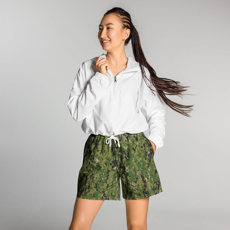 Digital Vertical Tropical Canopy CAMO Unisex Athletic Long Shorts
