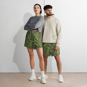 Digital Vertical Tropical Canopy CAMO Unisex Athletic Long Shorts