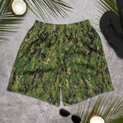 Digital Vertical Tropical Canopy CAMO Unisex Athletic Long Shorts
