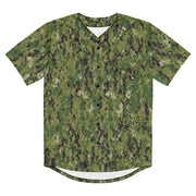 Digital Vertical Tropical Canopy CAMO Unisex Baseball Jersey