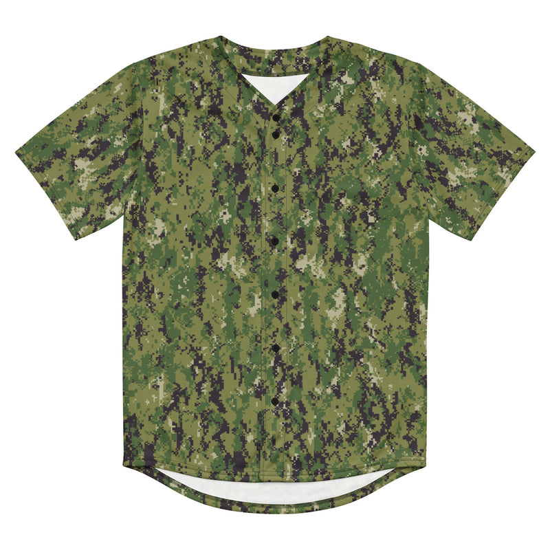 Digital Vertical Tropical Canopy CAMO Unisex Baseball Jersey