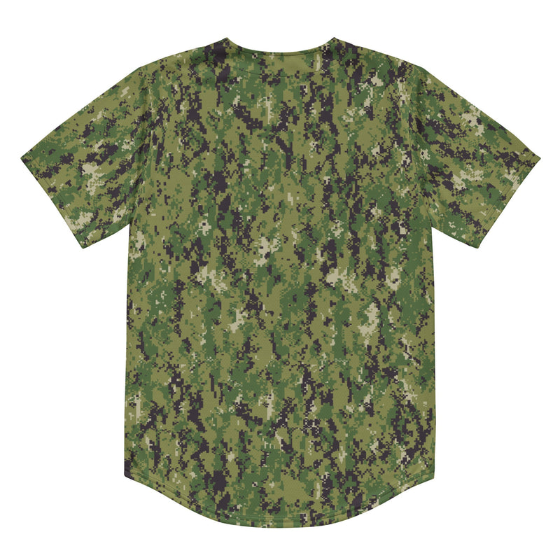 Digital Vertical Tropical Canopy CAMO Unisex Baseball Jersey