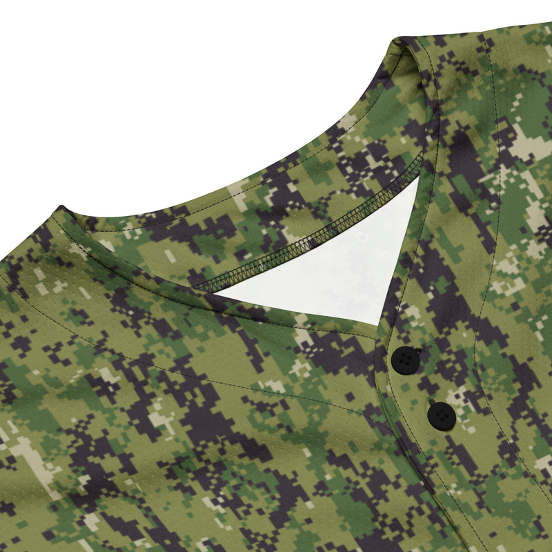 Digital Vertical Tropical Canopy CAMO Unisex Baseball Jersey