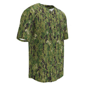 Digital Vertical Tropical Canopy CAMO Unisex Baseball Jersey