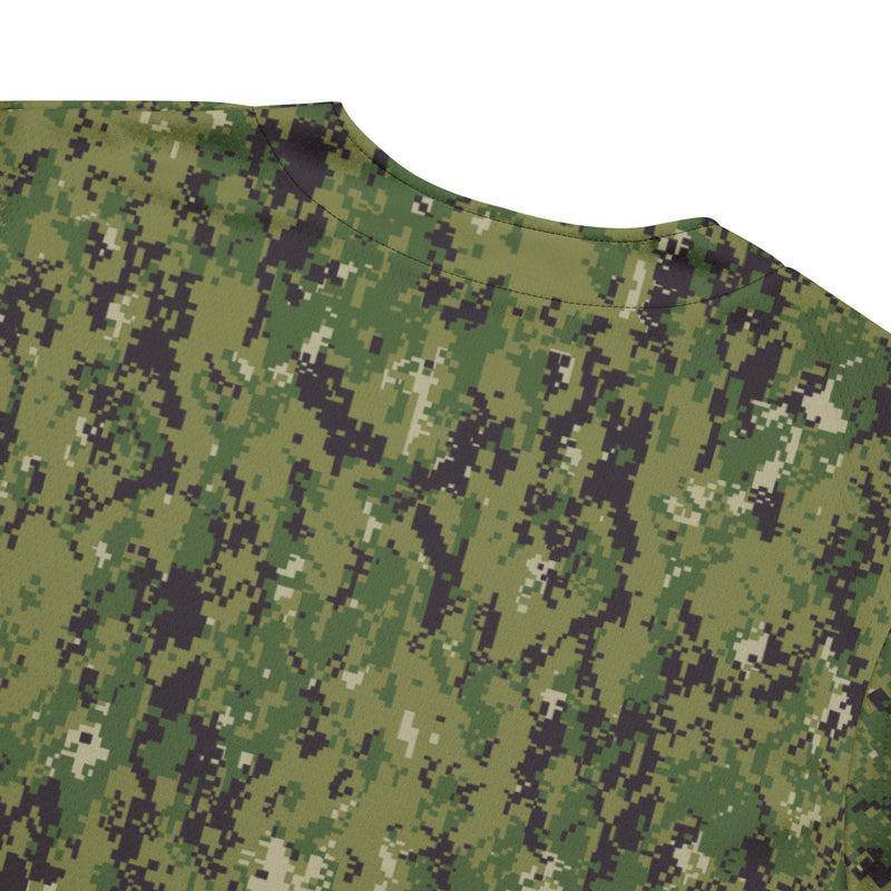 Digital Vertical Tropical Canopy CAMO Unisex Baseball Jersey