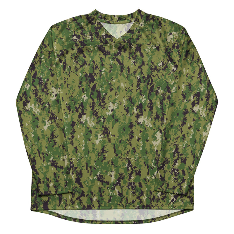 Digital Vertical Tropical Canopy CAMO Unisex Hockey Fan Jersey