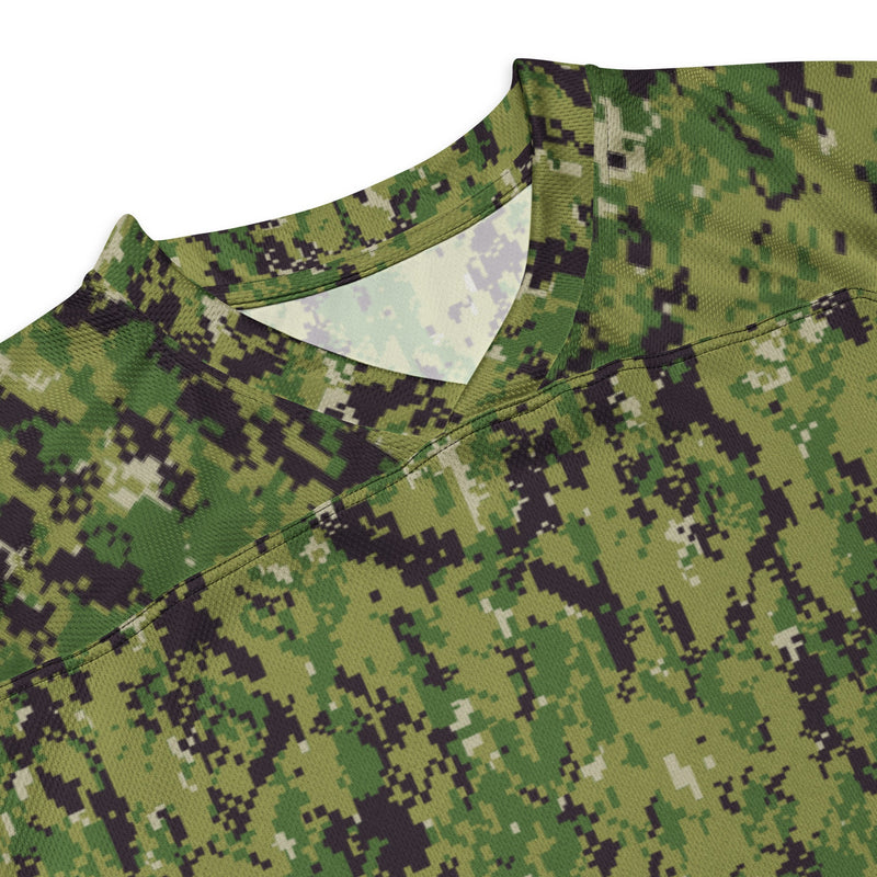 Digital Vertical Tropical Canopy CAMO Unisex Hockey Fan Jersey