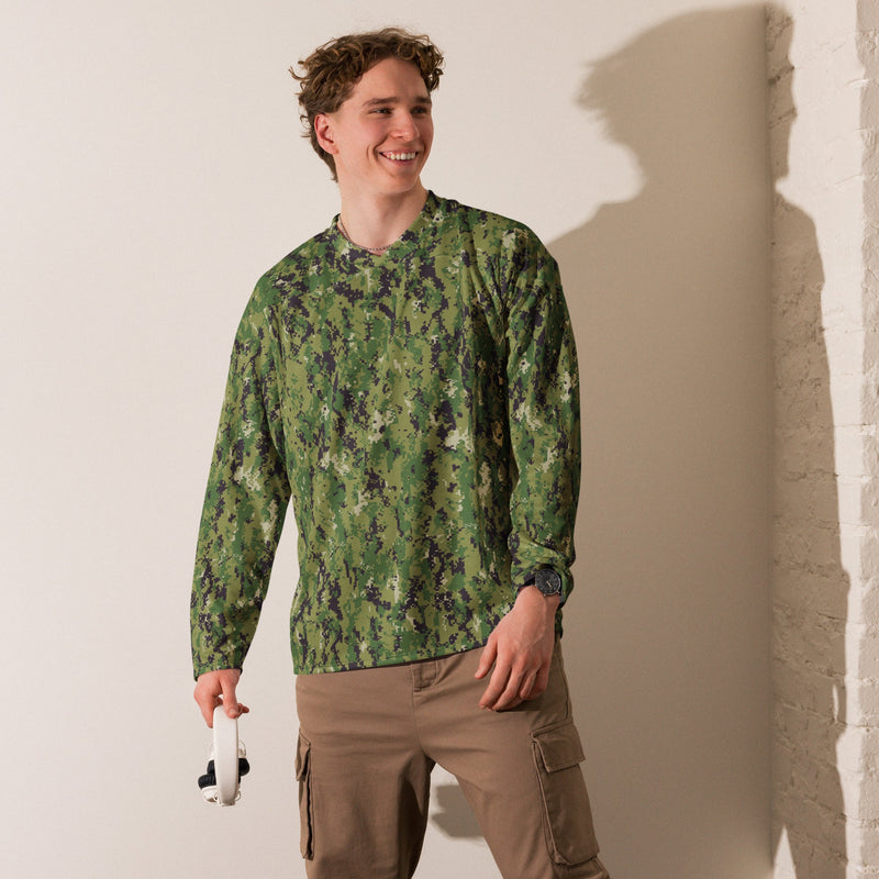 Digital Vertical Tropical Canopy CAMO Unisex Hockey Fan Jersey
