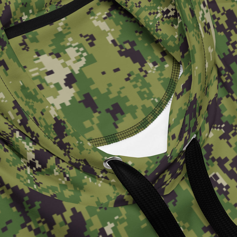 Digital Vertical Tropical Canopy CAMO Unisex Hoodie
