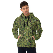 Digital Vertical Tropical Canopy CAMO Unisex Hoodie - 2XS