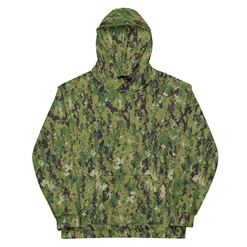 Digital Vertical Tropical Canopy CAMO Unisex Hoodie