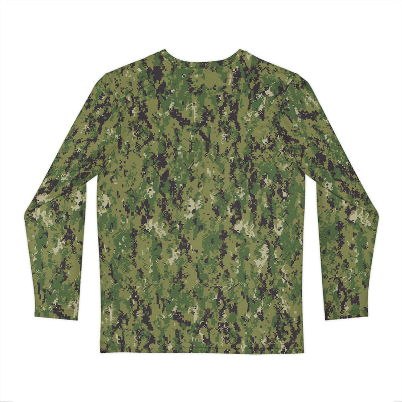 Digital Vertical Tropical Canopy CAMO Unisex Long-Sleeve Shirt