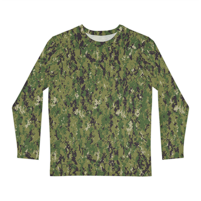 Digital Vertical Tropical Canopy CAMO Unisex Long-Sleeve Shirt - XS