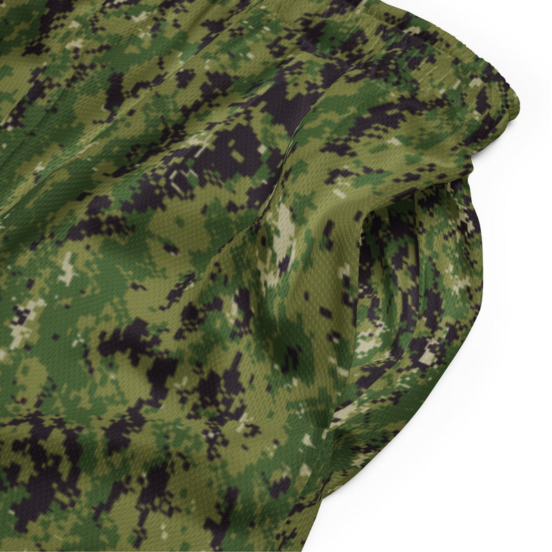 Digital Vertical Tropical Canopy CAMO Unisex Mesh Shorts