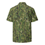 Digital Vertical Tropical Canopy CAMO Unisex Short-Sleeve Button Shirt - Button-Up