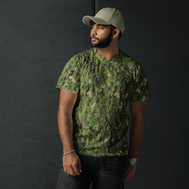 Digital Vertical Tropical Canopy CAMO Unisex Sports Jersey