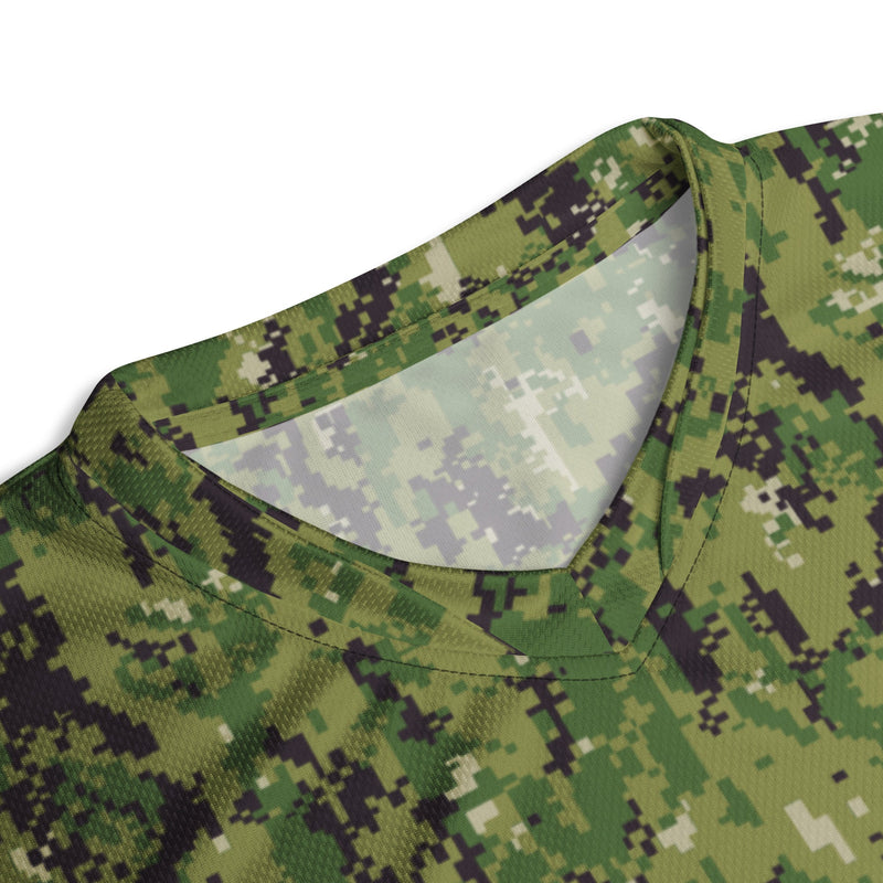 Digital Vertical Tropical Canopy CAMO Unisex Sports Jersey