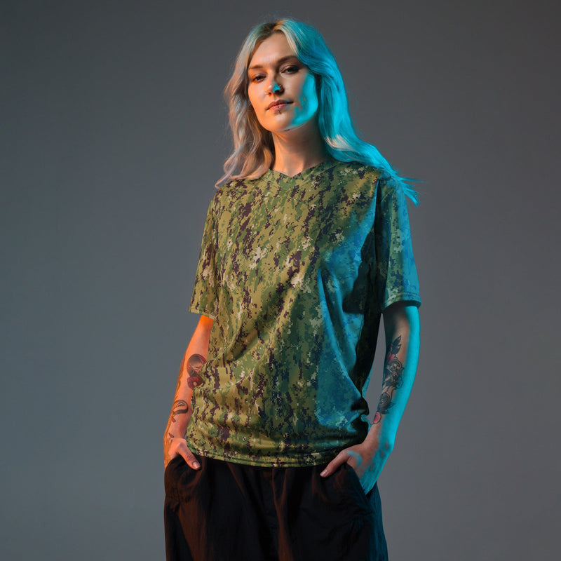 Digital Vertical Tropical Canopy CAMO Unisex Sports Jersey