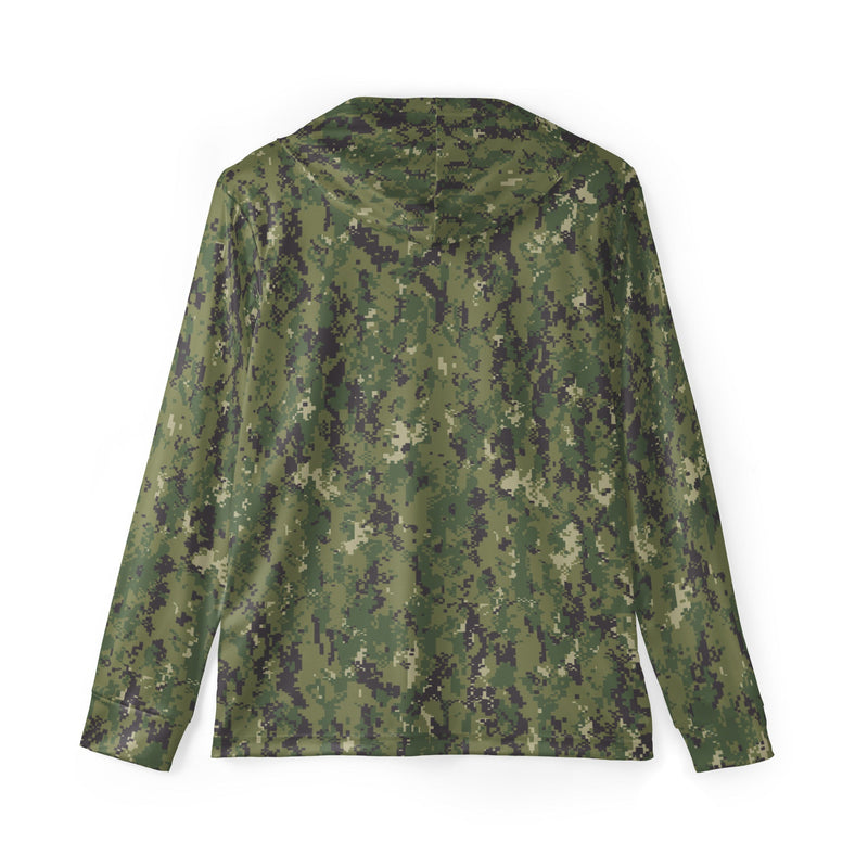 Digital Vertical Tropical Canopy CAMO Unisex Sports Warmup Hoodie