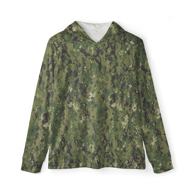 Digital Vertical Tropical Canopy CAMO Unisex Sports Warmup Hoodie - XS
