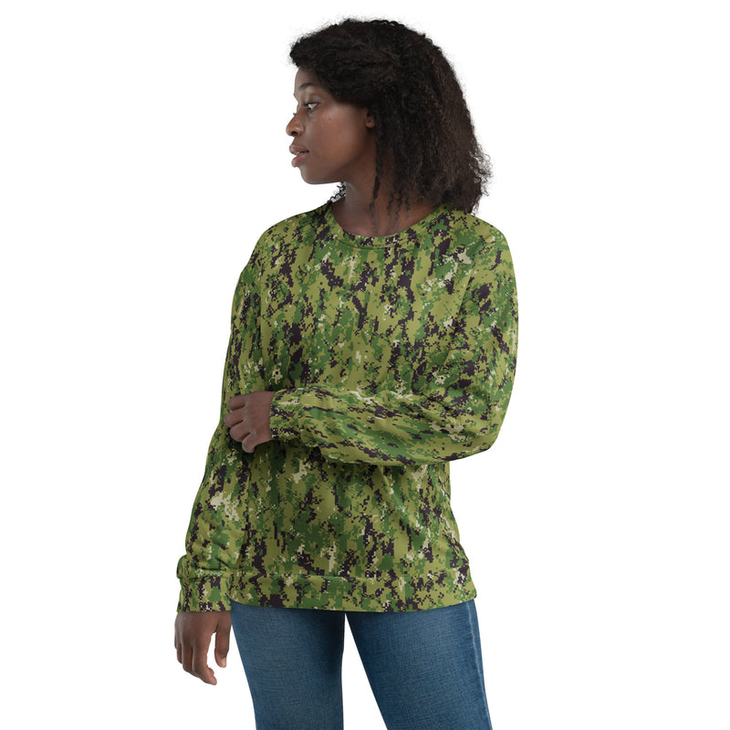 Digital Vertical Tropical Canopy CAMO Unisex Sweatshirt