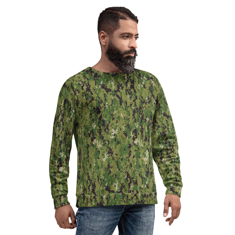 Digital Vertical Tropical Canopy CAMO Unisex Sweatshirt