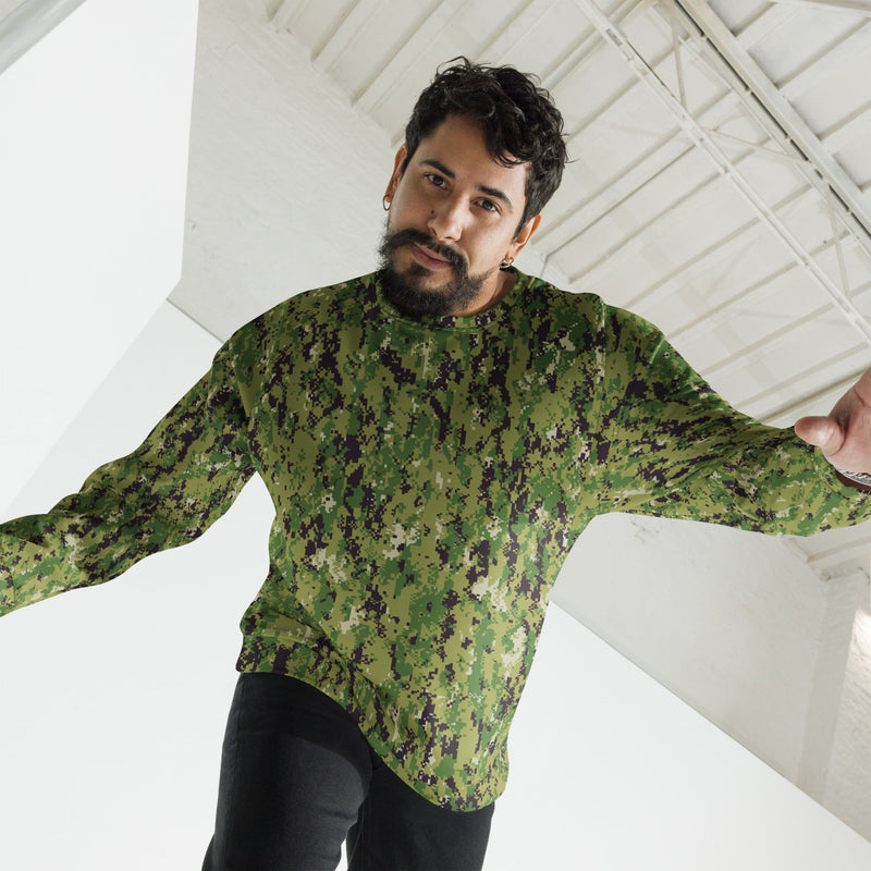 Digital Vertical Tropical Canopy CAMO Unisex Sweatshirt