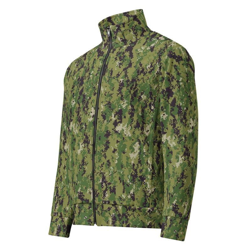 Digital Vertical Tropical Canopy CAMO Unisex Track Jacket