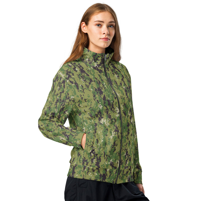 Digital Vertical Tropical Canopy CAMO Unisex Track Jacket