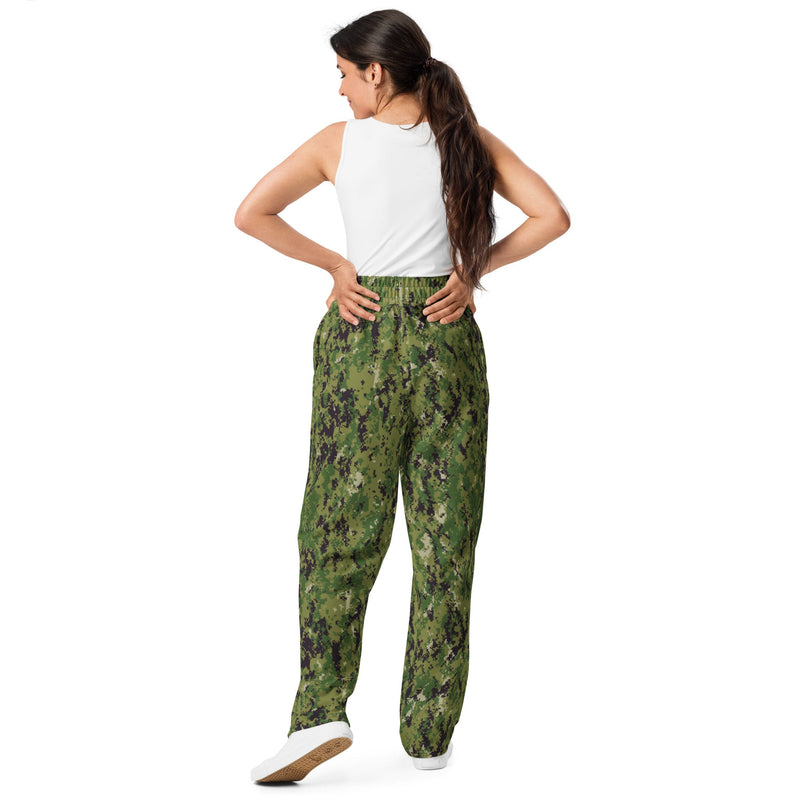 Digital Vertical Tropical Canopy CAMO Unisex Wide-Leg Joggers