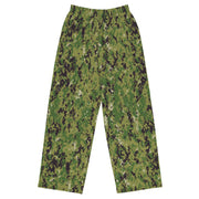 Digital Vertical Tropical Canopy CAMO Unisex Wide-Leg Leisure Pants - 2XS - Pant